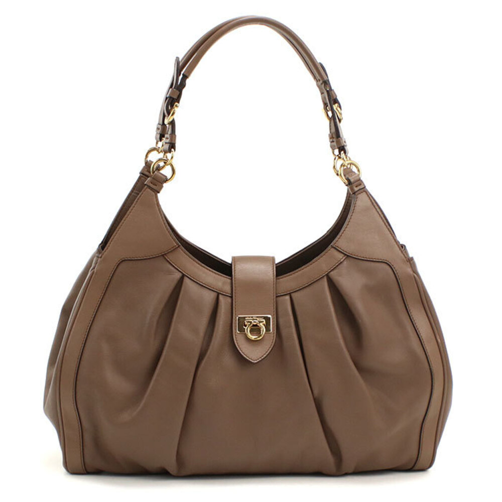 Salvatore Ferragamo FERRAGAMO Ferragamo handbag 21 D227 Gancini women's brown